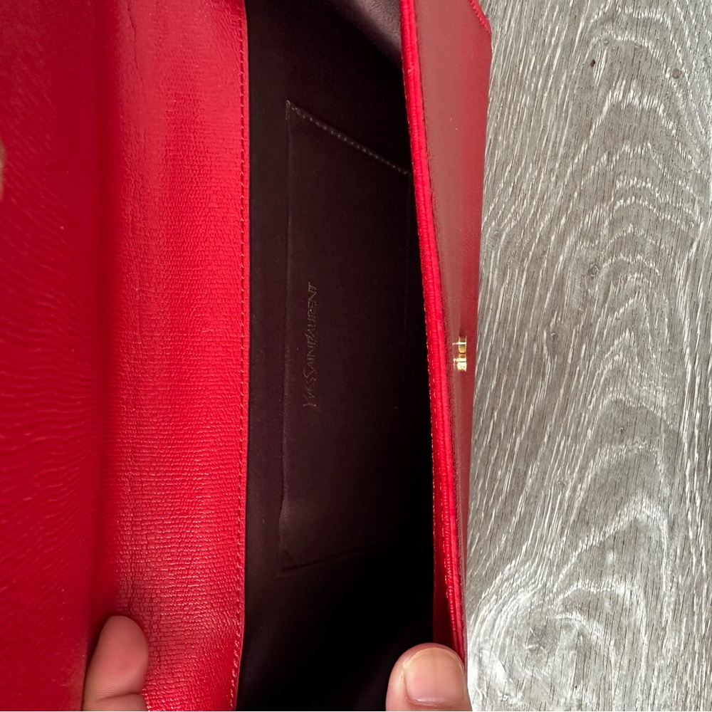 Ysl red clutch - Picture 7 of 9